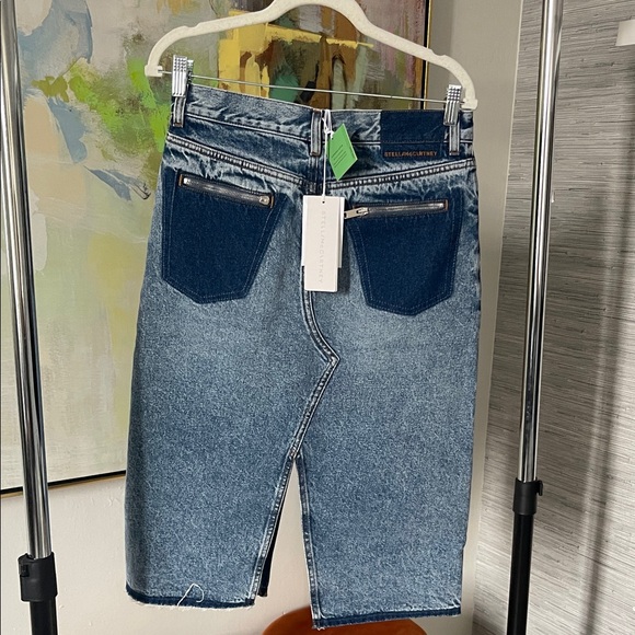 Stella McCartney asymmetrical denim skirt - Picture 4 of 12